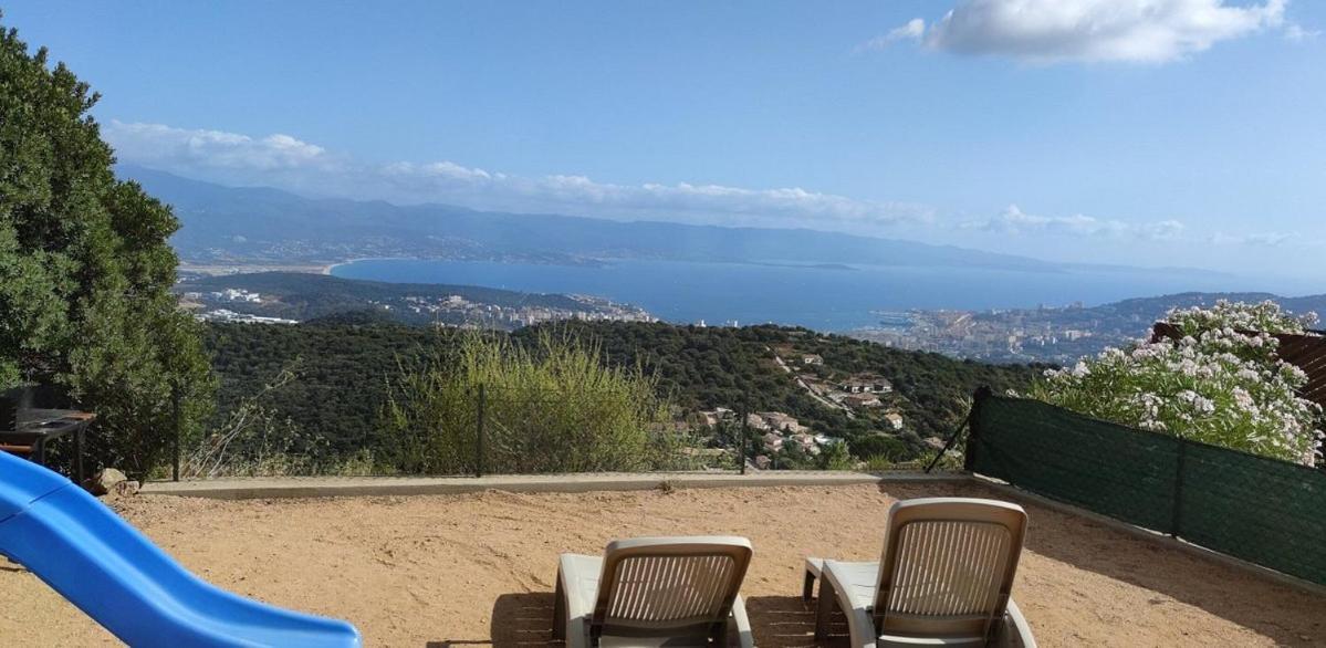 Gites Sassone, Vue Panoramique Sur Ajaccio Et La Mer Alata ภายนอก รูปภาพ