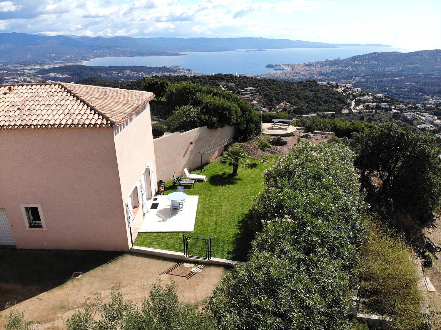 Gites Sassone, Vue Panoramique Sur Ajaccio Et La Mer Alata ภายนอก รูปภาพ